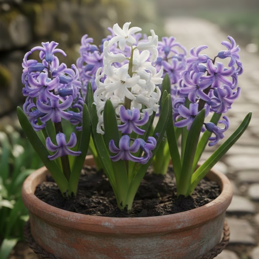 Hyacint, bloem van de maand