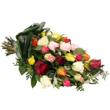 Rouwboeket mix rozen voor 45,00