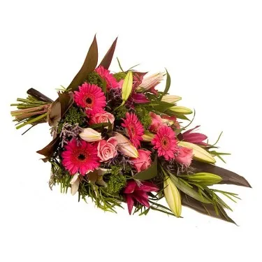 Pink Classical rouwboeket voor 47,50